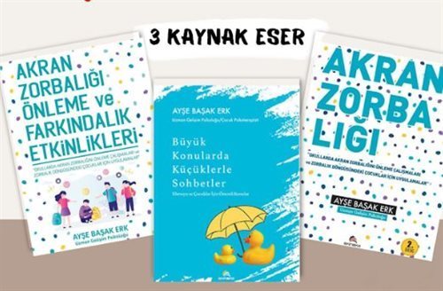 Okullarda Akran Zorbalığını Önleme Farkındalık Etkinlikleri ve Büyük Konularda Küçüklerle Önemli Sohbetler (3 Kitap)