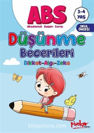 ABS 3-4 Yaş Düşünme Becerileri Dikkat-Algı-Zeka