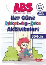 ABS 5-6 Yaş Her Güne Dikkat-Algı-Zeka Aktiviteleri 30 Gün