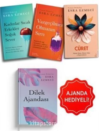 Esra Ezmeci İlişkiler Seti 3 Kitap Dilek Ajanda Hediyeli