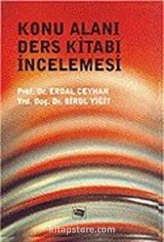 Konu Alanı Ders Kitabı İncelemesi