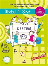 1. Sınıf Yazı Defteri Standart Dik Çizgili