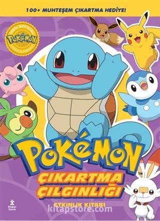 Pokemon - Squırtle Çıkartma Çılgınlığı Etkinlik Kitabı