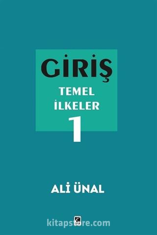 Temel İlkeler 1 Giriş