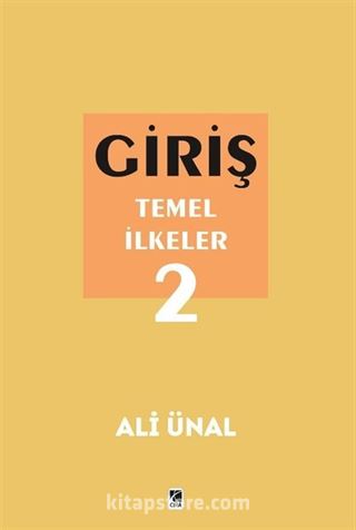 Temel İlkeler 2 Giriş