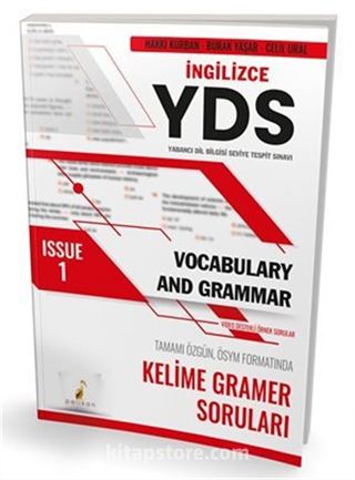 YDS İngilizce Vocabulary and Grammar Issue 1