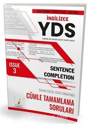 YDS İngilizce Sentence Completion Issue 3