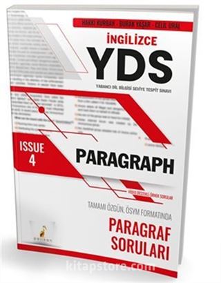 YDS İngilizce Paragraph Issue 4