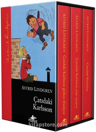 Çatıdaki Karlsson Serisi Kutulu Özel Set - (3 Kitap) Ciltli