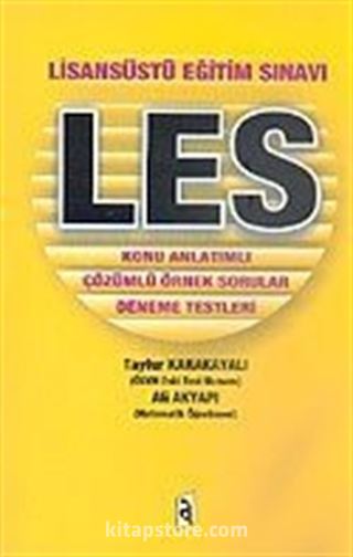 LES Konu Anlatımlı-Çözümlü Örnek Sorular-Deneme Testleri