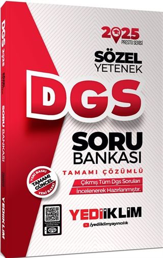 2025 DGS Sözel Yetenek Tamamı Çözümlü Soru Bankası