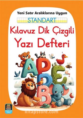 Standart Kılavuz Dik Çizgili Yazı Defteri (16x24 Ebat) Yeni Satır Aralıklarına Uygun