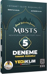 2024 MBSTS Mesleki Bilgiler Seviye Tespit Sınavı Tamamı Çözümlü 5 Deneme