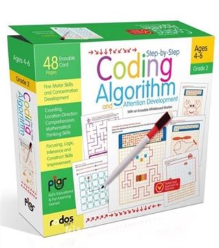 Step-by-step Coding, Algorithm And Attention Development 2 - Grade-Level 2 - Ages 4-6