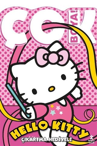 Hello Kitty Çok Boya! Çıkartmalı Dev Boyama Kitabı