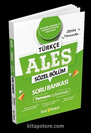 ALES Türkçe Tamamı Çözümlü Soru Bankası