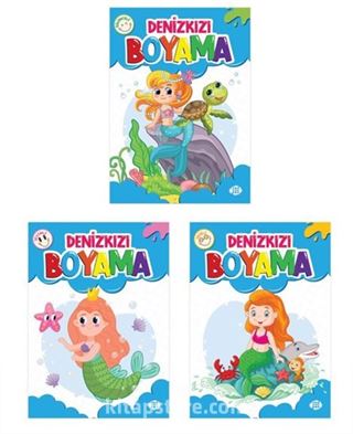 Denizkızı Boyama Seti (3 Kitap Takım)