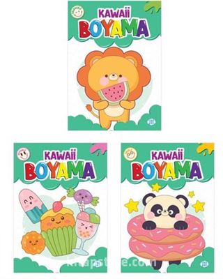 Kawaii Boyama Seti (3 Kitap Takım)