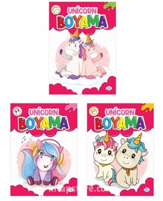 Unicorn Boyama Seti (3 Kitap Takım)