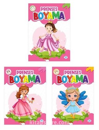 Prenses Boyama Seti (3 Kitap Takım)