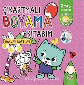 Çıkartmalı Boyama Kitabım-hayvan Dostlar