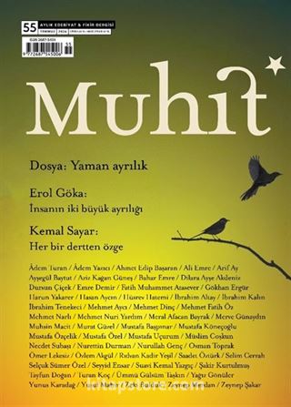 Muhit Dergi Aylık Edebiyat Dergisi Sayı:55 Temmuz 2024