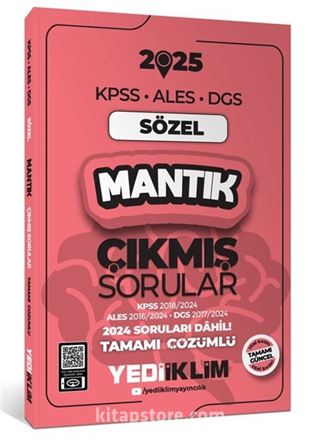 2025 KPSS ALES DGS Sözel Mantık Çıkmış Sorular ve Çözümleri