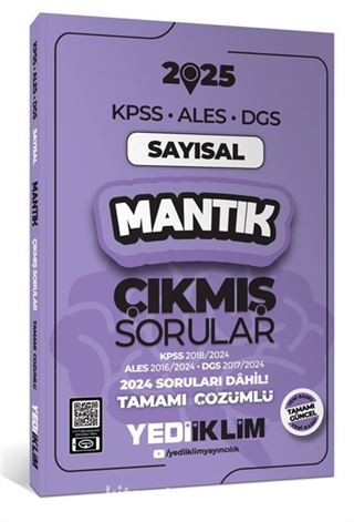 2025 KPSS ALES DGS Sayısal Mantık Çıkmış Sorular ve Çözümleri