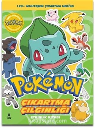 Pokémon - Bulbasaur Çıkartma Çılgınlığı Etkinlik Kitabı