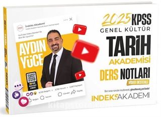 2025 KPSS Tarih Akademisi Video Ders Notları