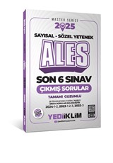 2025 ALES Sayısal Sözel Yetenek Tamamı Çözümlü Son 6 Sınav Çıkmış Sorular (28.07.2024 Tarihli ALES-2 Ekli)