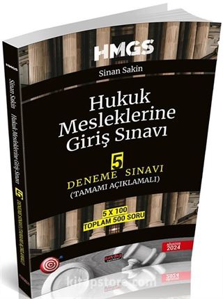 HMGS Hukuk Mesleklerine Giriş Sınavı 5 Deneme Sınavı