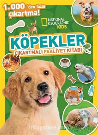 National Geographic Kids Köpekler Çıkartmalı Faaliyet Kitabı