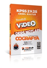 2025 KPSS Atölye Genel Kültür Coğrafya Video Ders Notları