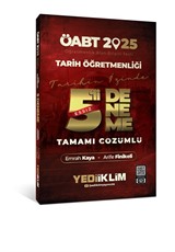 2025 ÖABT Tarih Öğretmenliği Tamamı Çözümlü Eşsiz 5 Deneme