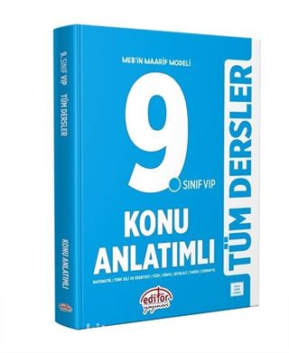 9. Sınıf VIP Tüm Dersler Konu Anlatımlı