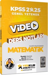 2025 KPSS Atölye Serisi Genel Yetenek Matematik Video Ders Notları