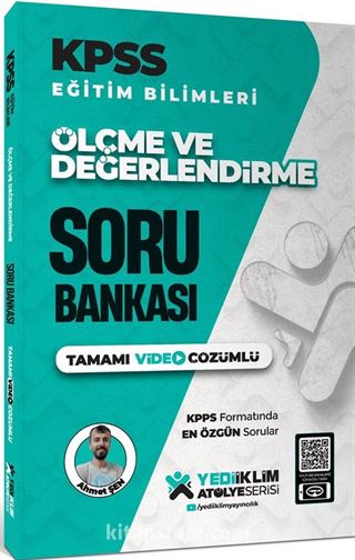 2025 Atölye Serisi KPSS Eğitim Bilimleri Ölçme ve Değerlendirme Tamamı Video Çözümlü Soru Bankası