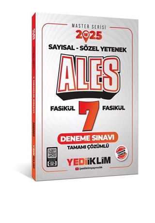 2025 ALES Sayısal Sözel Yetenek Tamamı Çözümlü 7 Fasikül Deneme Sınavı