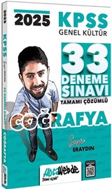 2025 KPSS Genel Kültür Coğrafya Tamamı Çözümlü 33 Deneme Sınavı