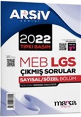 2022 LGS 8. Sınıf Arşiv Serisi Tıpkı Basım Çıkmış Sorular Tamamı Video Çözümlü