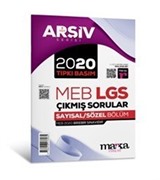 2020 LGS 8. Sınıf Arşiv Serisi Tıpkı Basım Çıkmış Sorular Tamamı Video Çözümlü