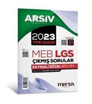 2023 LGS 8. Sınıf Arşiv Serisi Tıpkı Basım Çıkmış Sorular Tamamı Video Çözümlü