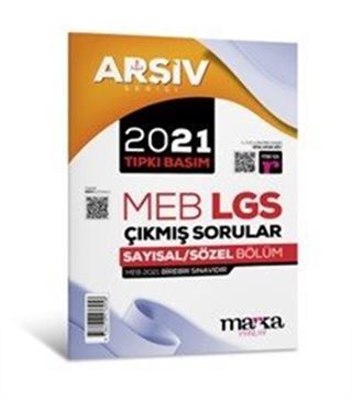 2021 LGS 8. Sınıf Arşiv Serisi Tıpkı Basım Çıkmış Sorular Tamamı Video Çözümlü