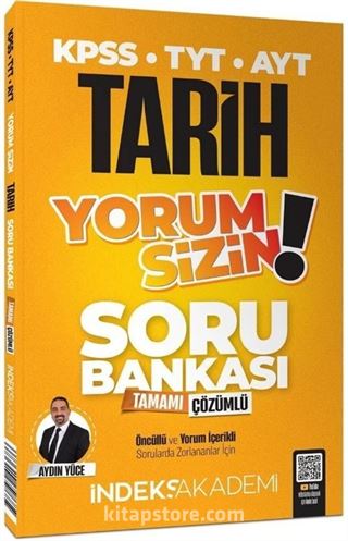 2025 KPSS TYT AYT Tarih Yorum Sizin Soru Bankası Çözümlü