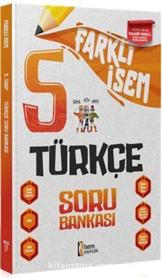 2025 Farklı İsem 5.Sınıf Türkçe Soru Bankası