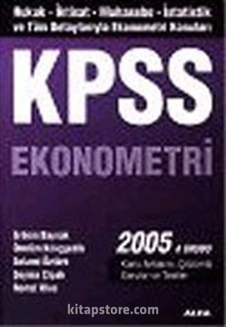 KPSS Ekonometri 2005/A Grubu