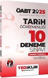 2025 ÖABT Tarih Öğretmenliği Tamamı Çözümlü 10 Deneme Sınavı