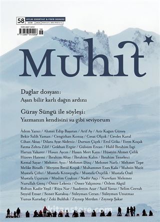 Muhit Dergi Aylık Edebiyat Dergisi Sayı:58 Ekim 2024