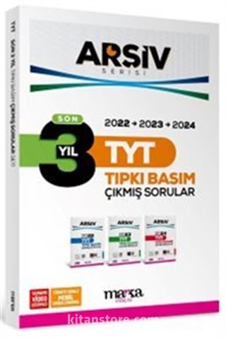 Son 3 Yıl TYT Arşiv Serisi Tıpkı Basım Fasikül Fasikül Çıkmış Sorular Tamamı Video Çözümlü